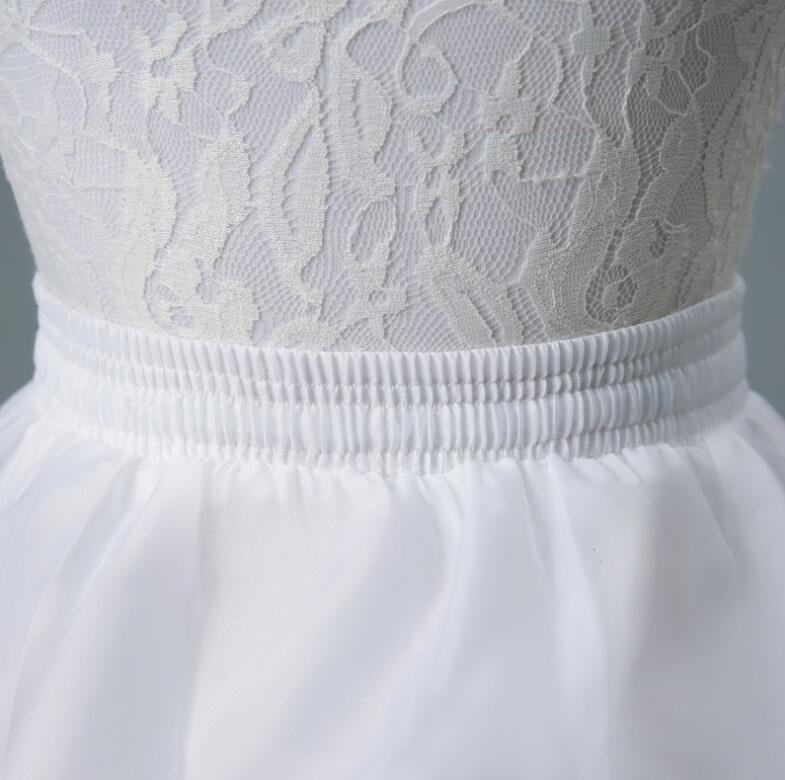 White Bridal Petticoats Long Wedding Accessories Bridal Petticoast Elastic Waist High Quality