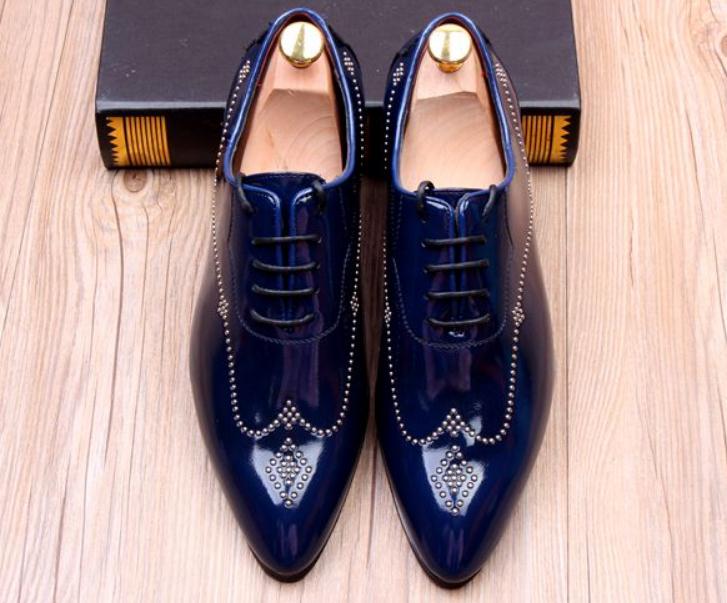 Free send 2018 spring and Autumn New Style Men's fashion pointed end rivet Korean marry leather shoes, Black
Free send 2018 spring and Autumn New Style Men's fashion pointed end rivet Korean marry leather shoes, Black