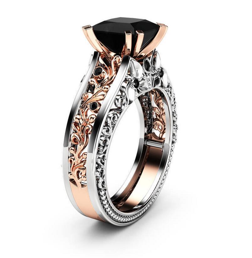 14K Gold Multi Color Topaz CZ Dia Wedding Ring Band | 2024 Jewelry