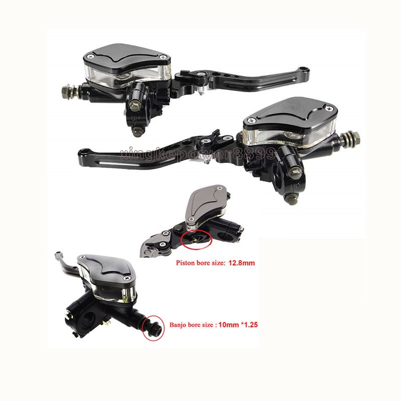 Universal Motorcycle 7/8" 22mm 50-300CC Hydraulic Master Cylinder Reservoir Clutch Brake Levers
Universal Motorcycle 7/8" 22mm 50-300CC Hydraulic Master Cylinder Reservoir Clutch Brake Levers