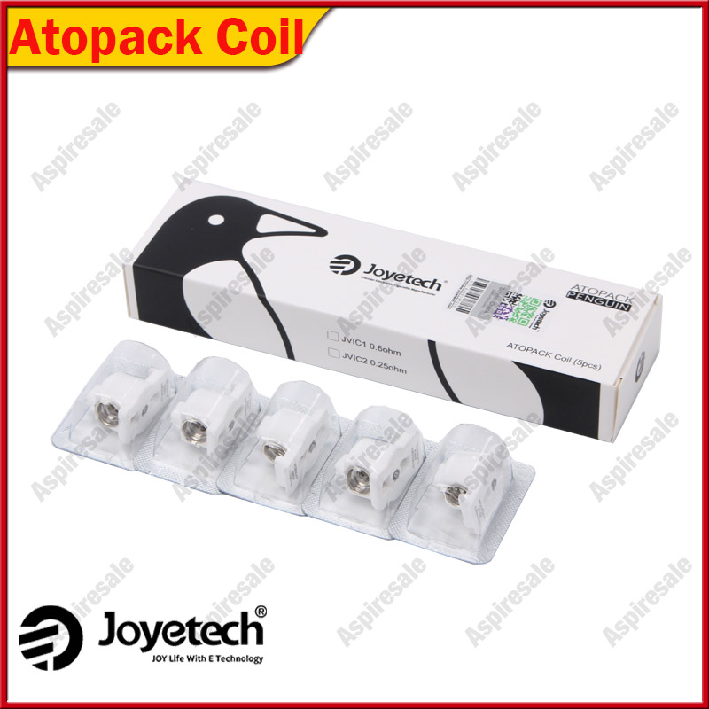Original Joyetech ATOPACK JVIC Coil Head JVIC1 Coil 0.6ohm JVIC2 DL 0.25ohm for Atopack Penguin Kit E Cigarette
Original Joyetech ATOPACK JVIC Coil Head JVIC1 Coil 0.6ohm JVIC2 DL 0.25ohm for Atopack Penguin Kit E Cigarette