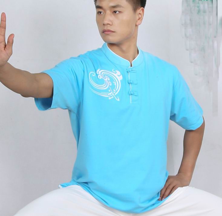 Unisex Tai Chi clothing martial arts T-shirt culture shirt pure silk cotton short-sleeved Tai Chi Chuan blouse (Pants not included), Red
Unisex Tai Chi clothing martial arts T-shirt culture shirt pure silk cotton short-sleeved Tai Chi Chuan blouse (Pants not included), Red