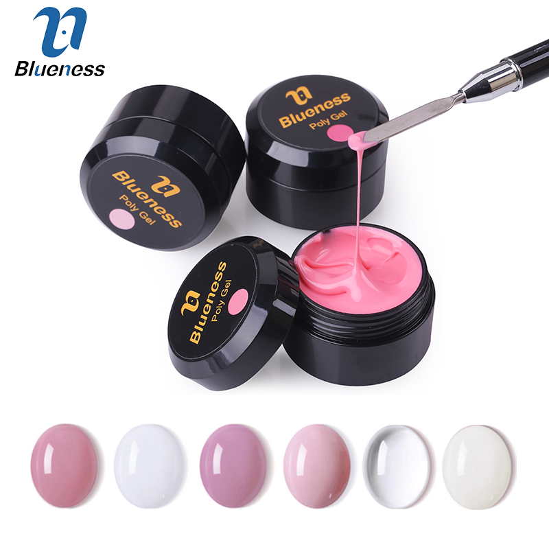 Blueness 6 Colors Nail Gel Poly Quick Extension Nail Polish Scratch Free Varnish Builder Adhesive Construction For LED UV Gel, Jh728-006 
Blueness 6 Colors Nail Gel Poly Quick Extension Nail Polish Scratch Free Varnish Builder Adhesive Construction For LED UV Gel, Jh728-006