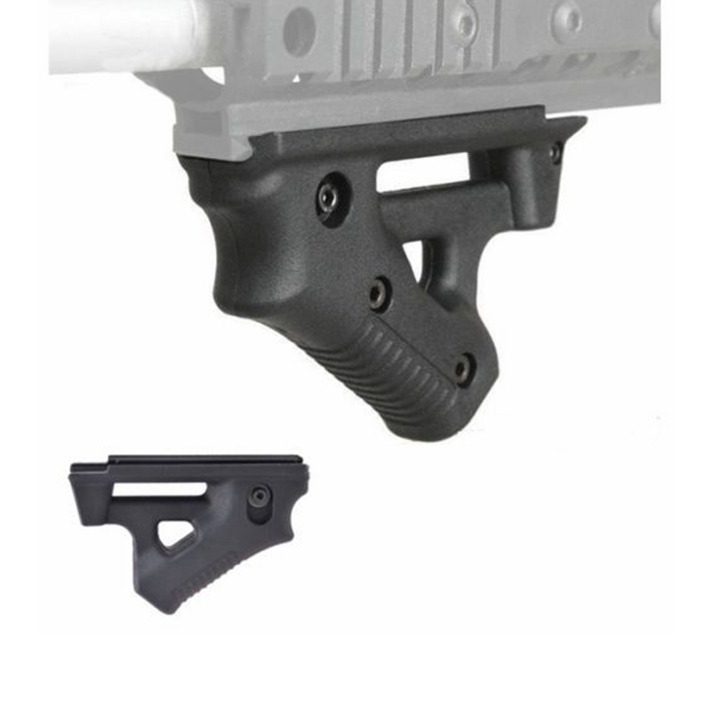 BLACK Tactical Ergonomic Canted Foregrip Rail Mount Angled Front Fore Grip for Picatinny Weaver Rails BK от DHgate WW