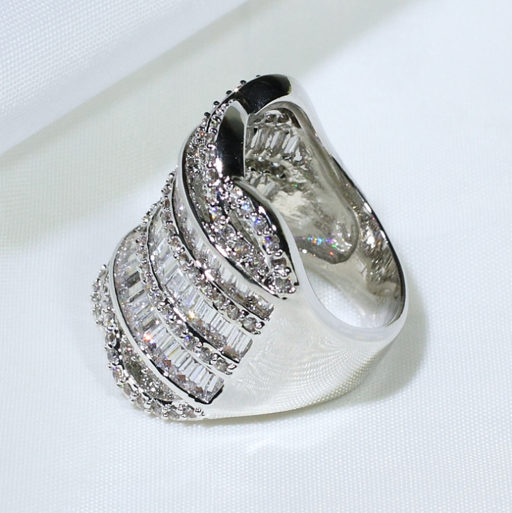 Sterling Sier Stackable CZ Dia Rings for Women Free shipping