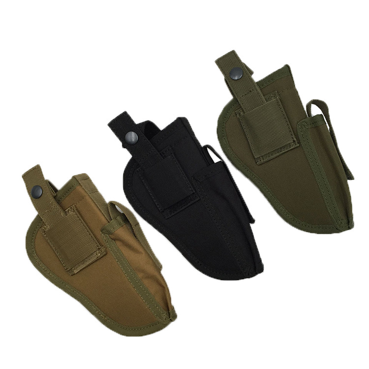 EDC Right Left Interchangeable Tactical Pistol Hand Gun Holster w Magazine Slot Holder
EDC Right Left Interchangeable Tactical Pistol Hand Gun Holster w Magazine Slot Holder
