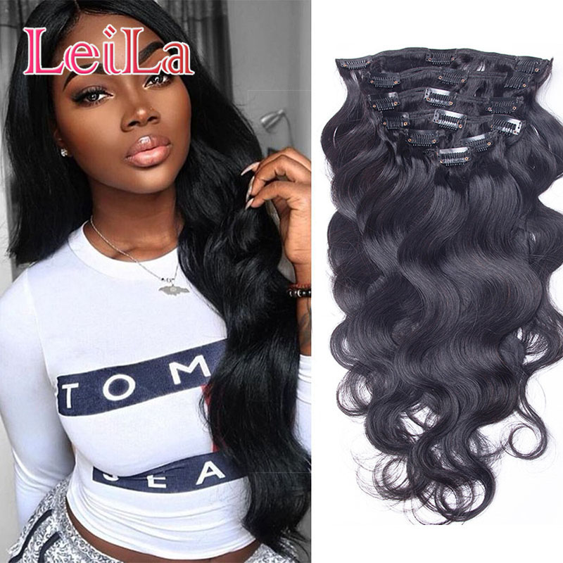 Full Head Clip In Human Hair Extensions Natural Black Hair Clip In 100-140/g Peruvian Body Wave Hair Clip in Extensions
Full Head Clip In Human Hair Extensions Natural Black Hair Clip In 100-140/g Peruvian Body Wave Hair Clip in Extensions