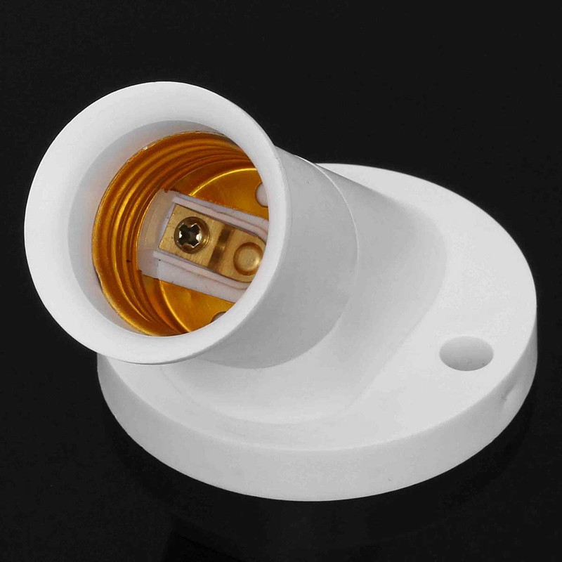 E27 45 Degree Angle Oblique Screw Socket White Plastic Light Bulb Base Wall Lamp Holders Adapter Converter AC 250V 4A
E27 45 Degree Angle Oblique Screw Socket White Plastic Light Bulb Base Wall Lamp Holders Adapter Converter AC 250V 4A