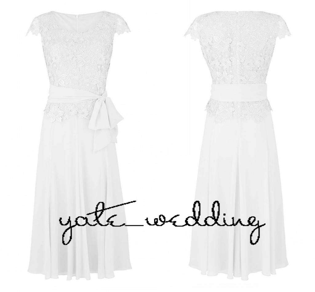 2018 White Lace Mother Of The Bride Dresses Scoop Neck Cap Sleeves Chiffon Tea Length Sash Bow Mother Prom Dresses Wedding Guest Dresses
2018 White Lace Mother Of The Bride Dresses Scoop Neck Cap Sleeves Chiffon Tea Length Sash Bow Mother Prom Dresses Wedding Guest Dresses