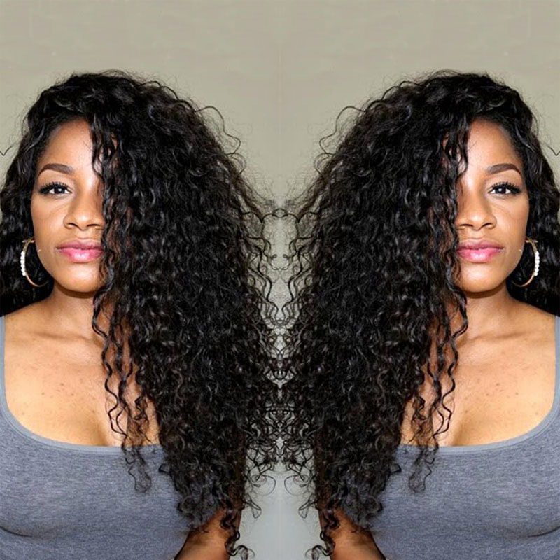 Long Hair Kinky Curly 3 Bundles with 4x4 Lace Closure Brazilian Peruvian Malaysian Human Hair Weaves Jerry Curl for Black Women 20-30 Inch, Natural color
Long Hair Kinky Curly 3 Bundles with 4x4 Lace Closure Brazilian Peruvian Malaysian Human Hair Weaves Jerry Curl for Black Women 20-30 Inch, Natural color