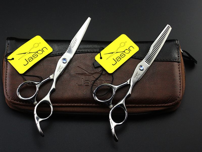 JASON HA-01 6.0 inch right hand Cutting/thinning scissors. 17.5CM 6CR 62HRC forfex set