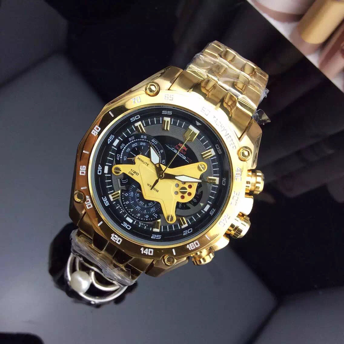 EF-550 EFR gold frame watch Mens Steel band CAS quartz Movement men Watch Silver Black FOR male watch
EF-550 EFR gold frame watch Mens Steel band CAS quartz Movement men Watch Silver Black FOR male watch
