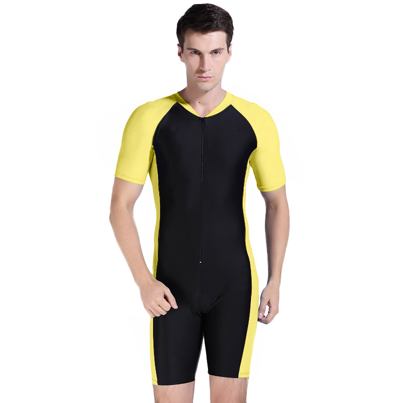 SBART AntiUV Lycra Short Sleeve Wetsuit Men Women Surfing One Pieces Triathlon Wet Suit for Swimming Sucba Diving Skin Swimsuit E