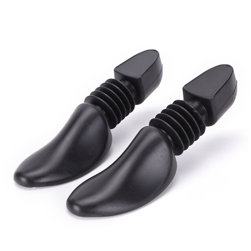 2 Sizes Black Shoe Stretcher Women and Men Plastic Spring Adjustable Shoes Tree Expander Support Care