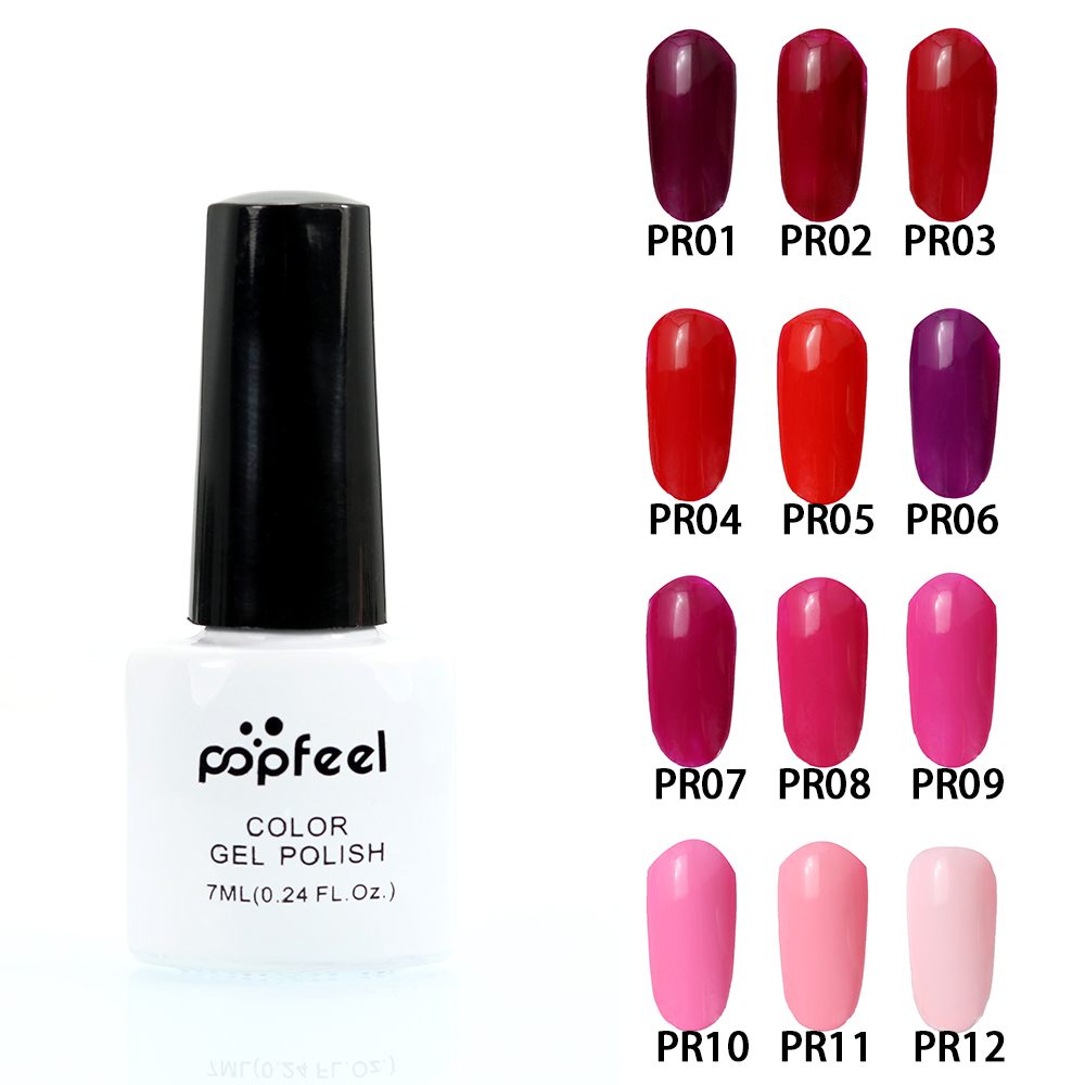 Popfeel Nail Art Dedicated 12 Colors 7ML Gel Nail Polish Glue Tasteless Genuine Lasting Varnish Semi Permanent Nails Polishes, Pr02
Popfeel Nail Art Dedicated 12 Colors 7ML Gel Nail Polish Glue Tasteless Genuine Lasting Varnish Semi Permanent Nails Polishes, Pr02