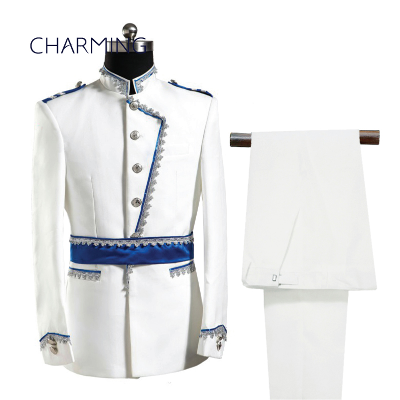 Mens wedding tuxedos Retro European Palace Design Show Costume Fit Host White European Military Dress Style cool tuxedos, Same as image
Mens wedding tuxedos Retro European Palace Design Show Costume Fit Host White European Military Dress Style cool tuxedos, Same as image