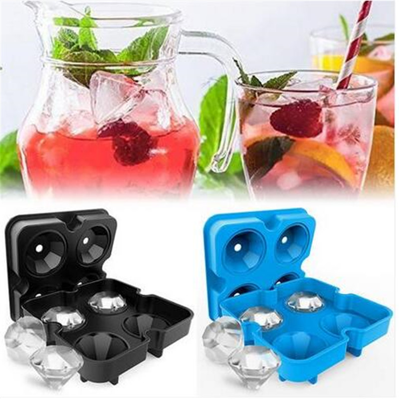4 shape Ice Maker Diamond Shape Tray Mold Cube Cocktails Silicone For Whiskey Bar Tools Bareware Kitchen Dining & Bar
4 shape Ice Maker Diamond Shape Tray Mold Cube Cocktails Silicone For Whiskey Bar Tools Bareware Kitchen Dining & Bar