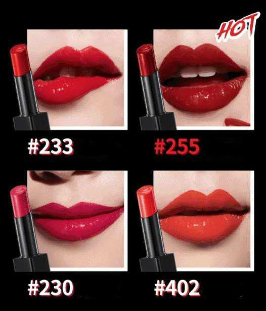 Lipstick Marie Dalgar Moist Natural Lasting Brightly Colored Water Moistening Pink Wine Red