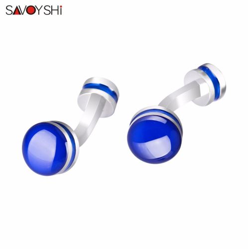 SAVOYSHI Low-key Blue Enamel Cufflinks for Mens Gift Cuff botton High Quality Round Cuff link Silver abotoaduras
SAVOYSHI Low-key Blue Enamel Cufflinks for Mens Gift Cuff botton High Quality Round Cuff link Silver abotoaduras