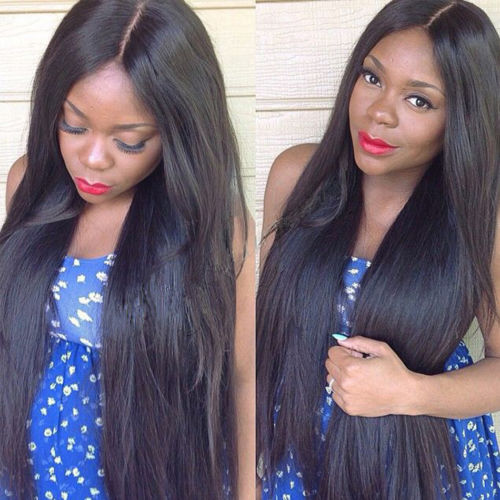 250% Density 360 Lace Frontal Wigs pre plucked 24" Straight hd Front Natural Color Glueless Full Human Hair Wig diva1