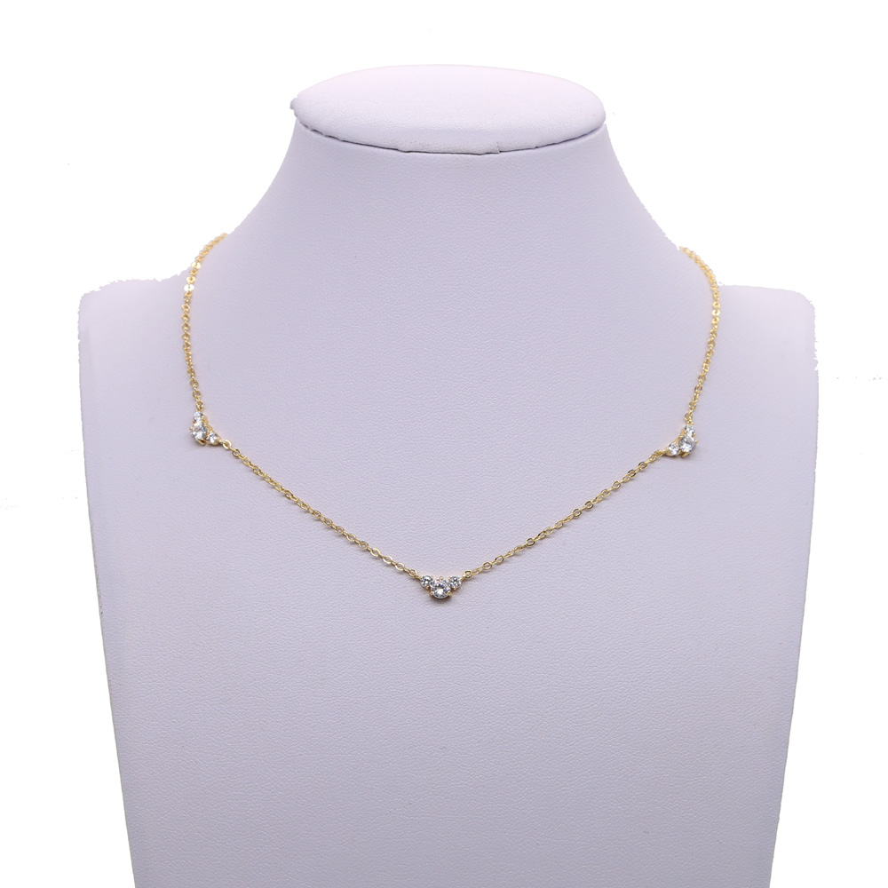 cz station collarbone choker chain necklace simple women girl necklaces designs simple gorgeous neck chain