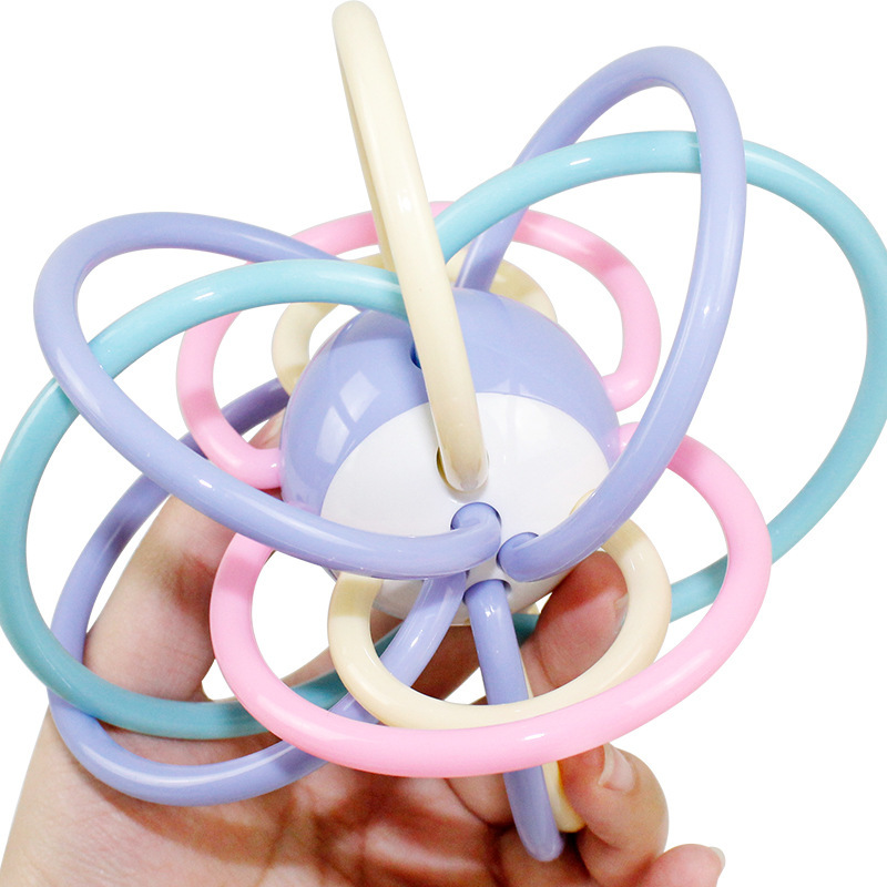 New puzzle teether baby toys hand infant molar rod molar tooth solid tooth grasping exercise hand grab rattle