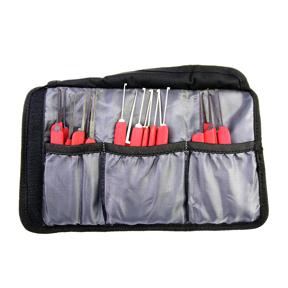HUK Red Tiger Lock Picks - Superb All-Purpose Lock Picking Set - Professional Lock Picking Solutions by HUK
HUK Red Tiger Lock Picks - Superb All-Purpose Lock Picking Set - Professional Lock Picking Solutions by HUK