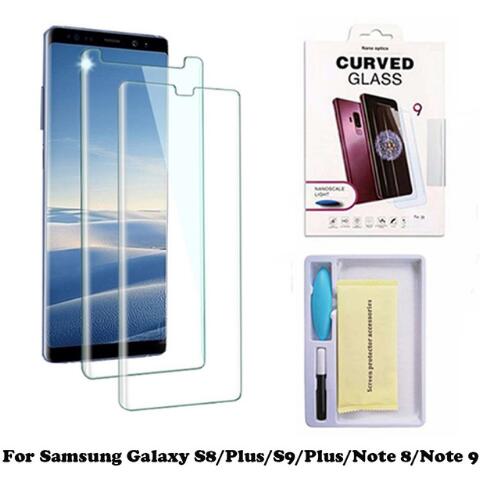 New Full Adhesive Case Friendly 3D Curved Glass Liquid Dispersion Tech with UV Light Protector For Samsung Galaxy Note 9 S9 S8 Plus in Box
New Full Adhesive Case Friendly 3D Curved Glass Liquid Dispersion Tech with UV Light Protector For Samsung Galaxy Note 9 S9 S8 Plus in Box
