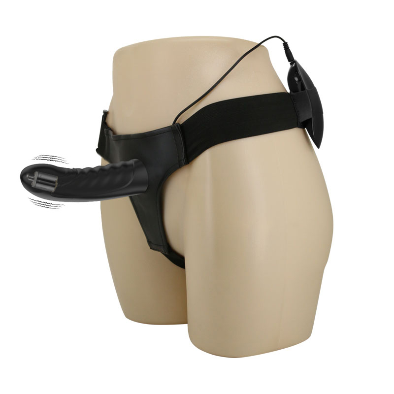 Sex Multi Speed Strapon Dildo Vibrator Wearable Hollow Penis Briefs Lesbian Strap on Harness Dildo Cock Adult Toys For Women Men Y18100802