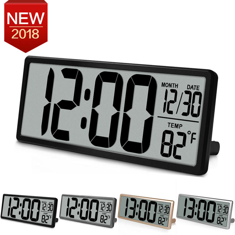 Extra Large Vision Digital Wall Clock Jumbo Alarm Clock 13.8" LCD Display Alarm Snooze Calendar Indoor Temperature Office Decor
Extra Large Vision Digital Wall Clock Jumbo Alarm Clock 13.8" LCD Display Alarm Snooze Calendar Indoor Temperature Office Decor