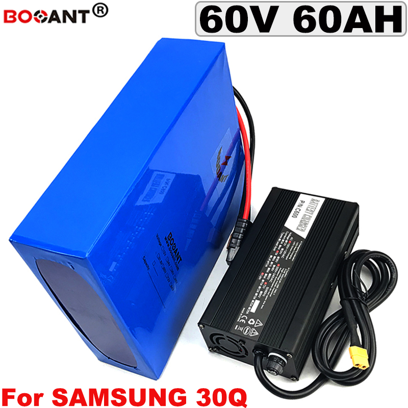 For Powerful 5000W 6000W Motor 60V E-bike Lithium battery 60V 60AH Electric Bike Lithium battery For Original Samsung 30Q 18650
For Powerful 5000W 6000W Motor 60V E-bike Lithium battery 60V 60AH Electric Bike Lithium battery For Original Samsung 30Q 18650