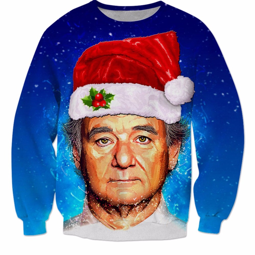 New arrival Bill Murray Christmas Sweatshirt funny Christmas clothing high quality jumper Unisex long sleeve casual tops gift, Black
New arrival Bill Murray Christmas Sweatshirt funny Christmas clothing high quality jumper Unisex long sleeve casual tops gift, Black