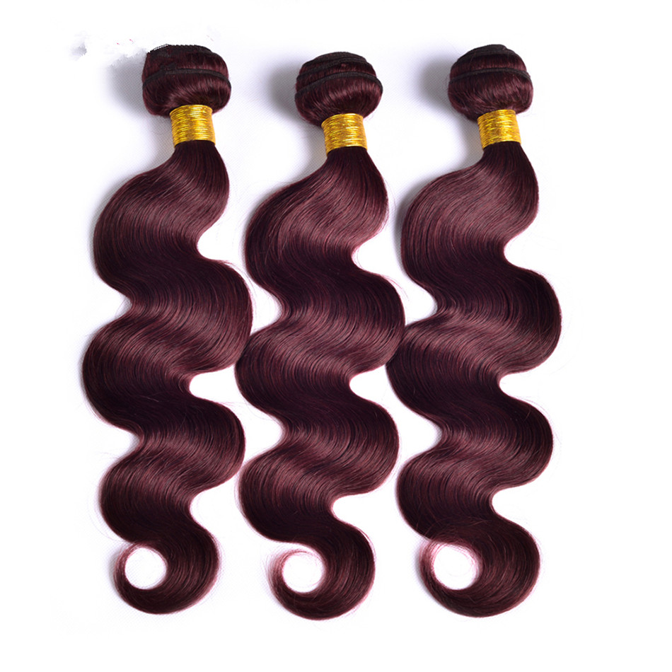ELIBESS HAIR-Factory Supply Burgundy Brazilian Hair Weave Bundles Body wave Human Hair Bundles 60g/piece 99J Red Color Hair Extensions
ELIBESS HAIR-Factory Supply Burgundy Brazilian Hair Weave Bundles Body wave Human Hair Bundles 60g/piece 99J Red Color Hair Extensions