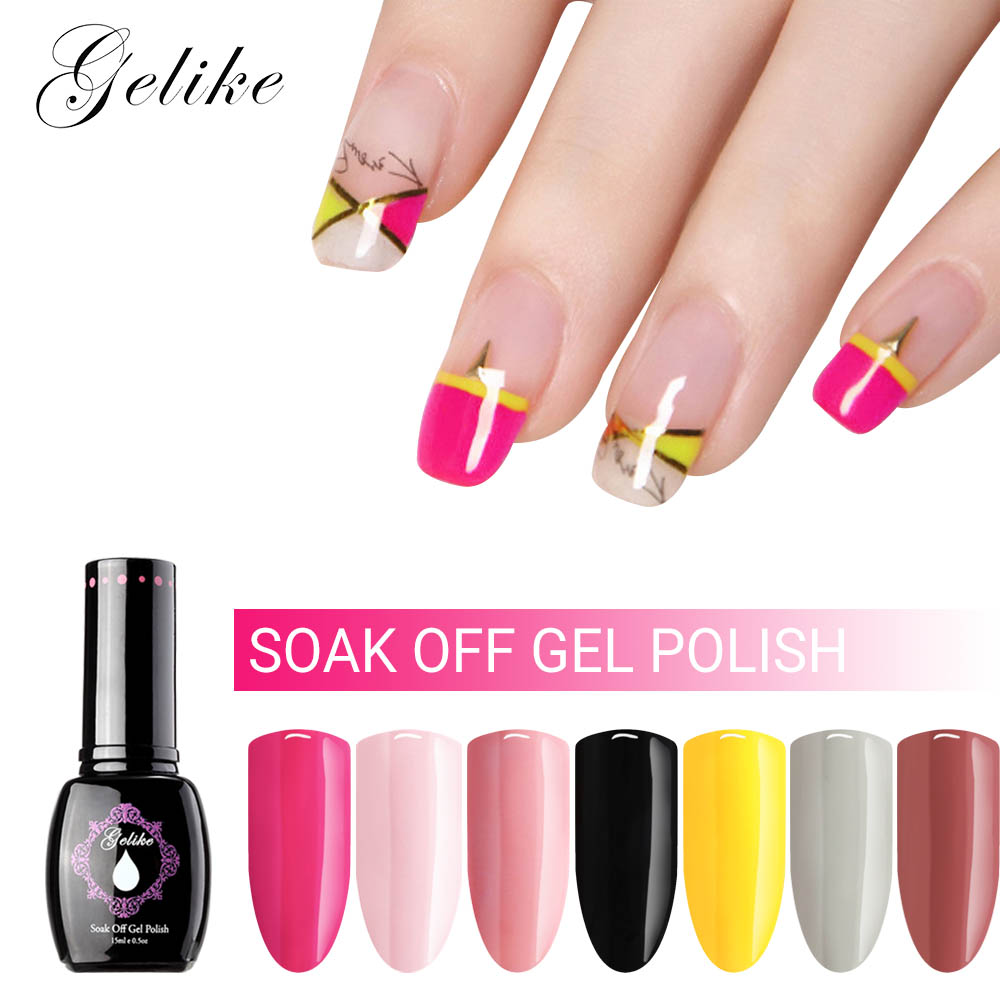 Gelike Color Coat Nail Gel Polish Soak Off UV LED Nail Gel Fast Dry Primer Strengthen Top Coat Gelpolish, 012
Gelike Color Coat Nail Gel Polish Soak Off UV LED Nail Gel Fast Dry Primer Strengthen Top Coat Gelpolish, 012