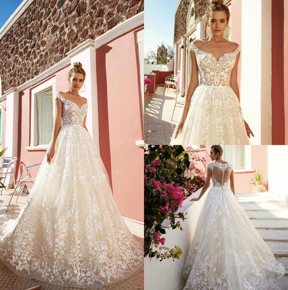 Eva Lendel Boho Wedding Dresse Off Shoulder Lace Applique Sexy Back Floor Length Beach Wedding Dresses Bohemia Bridal Gowns Custom Made, Black & white
Eva Lendel Boho Wedding Dresse Off Shoulder Lace Applique Sexy Back Floor Length Beach Wedding Dresses Bohemia Bridal Gowns Custom Made, Black & white