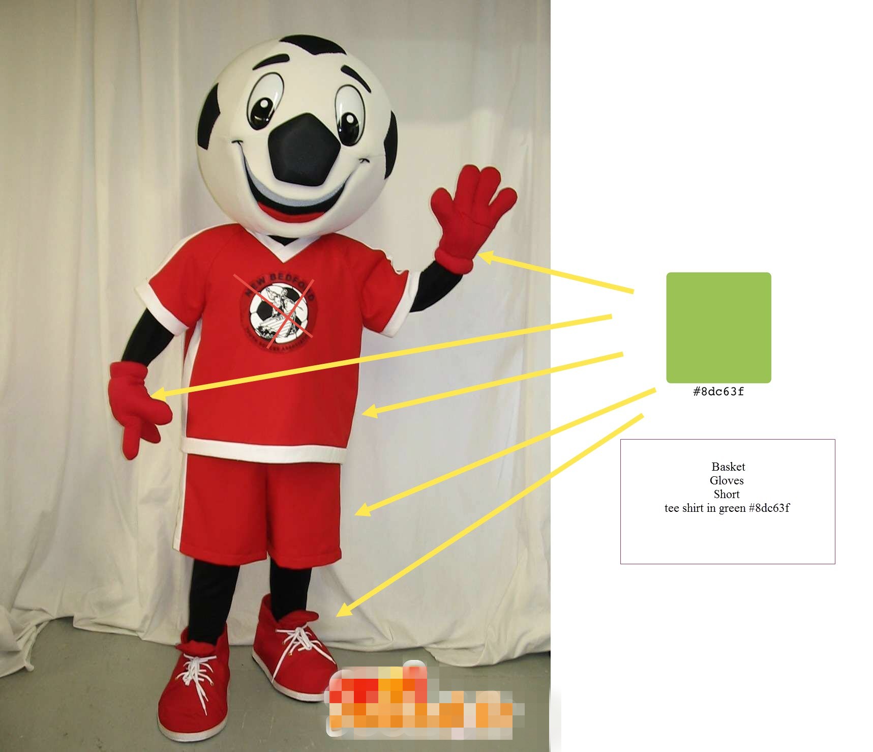 Custom Newly designed football monster mascot costume Adult Size free shipping, White
Custom Newly designed football monster mascot costume Adult Size free shipping, White