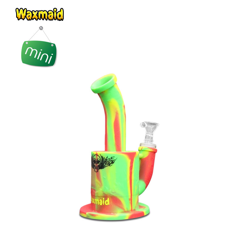 Bong Silicone Bong Waxmaid Magneto S Mini Portable Silicone Dab Rigs BPA Free Oil Free with 14mm joint glass bowl
Bong Silicone Bong Waxmaid Magneto S Mini Portable Silicone Dab Rigs BPA Free Oil Free with 14mm joint glass bowl