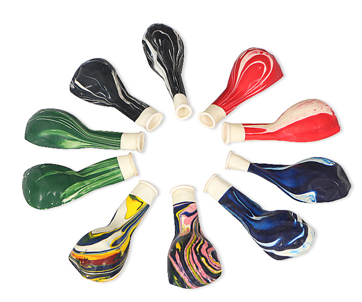 Marble Latex Balloons Colorful Latex Air Balloon 10 inches for Baby Shower Birthday Party Decor Kids Party Wedding