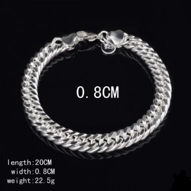 New Design 8MM 10MM 925 Sterling silver Bracelets Figaro chain bracelet Men Bracelet Fashion Jewelry
New Design 8MM 10MM 925 Sterling silver Bracelets Figaro chain bracelet Men Bracelet Fashion Jewelry
