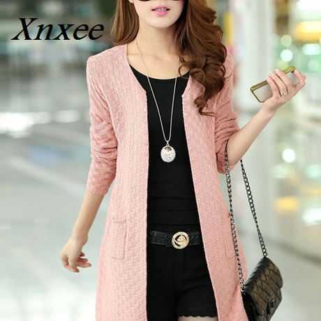 Women Sweater Long Cardigan Fashion Summer Style Long Sleeve Thin Knitted Cardigan female Sweaters Fast Shipping Xnxee, Black
Women Sweater Long Cardigan Fashion Summer Style Long Sleeve Thin Knitted Cardigan female Sweaters Fast Shipping Xnxee, Black