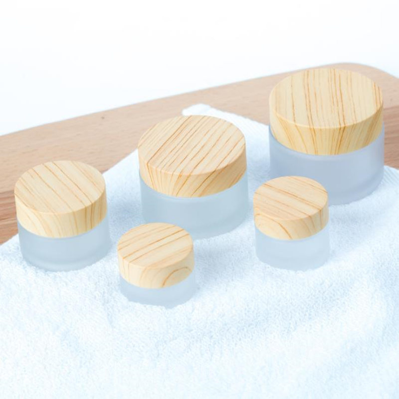 5/10/15/30/50g frosted Glass Jar Skin Care Cream Refillable Bottle Cosmetic Container With Wood Grain Lid Eye Cream Jars F1100
5/10/15/30/50g frosted Glass Jar Skin Care Cream Refillable Bottle Cosmetic Container With Wood Grain Lid Eye Cream Jars F1100