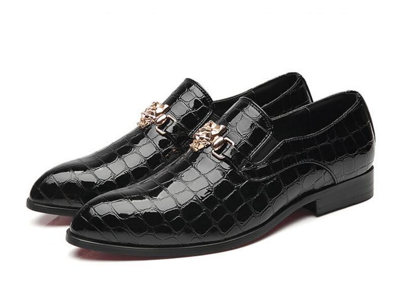 Luxury Italian Men Wedding Black Lace Up Oxford Leather Crocodile Print Party Business Male Dress Shoes
Luxury Italian Men Wedding Black Lace Up Oxford Leather Crocodile Print Party Business Male Dress Shoes