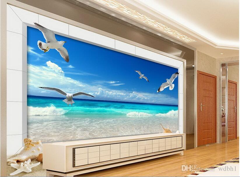 3d wallpaper custom photo mural Dreamy beach seagull tv background wall living room Home decoration 3d wall murals wallpaper for walls 3 d, Sky blue
3d wallpaper custom photo mural Dreamy beach seagull tv background wall living room Home decoration 3d wall murals wallpaper for walls 3 d, Sky blue