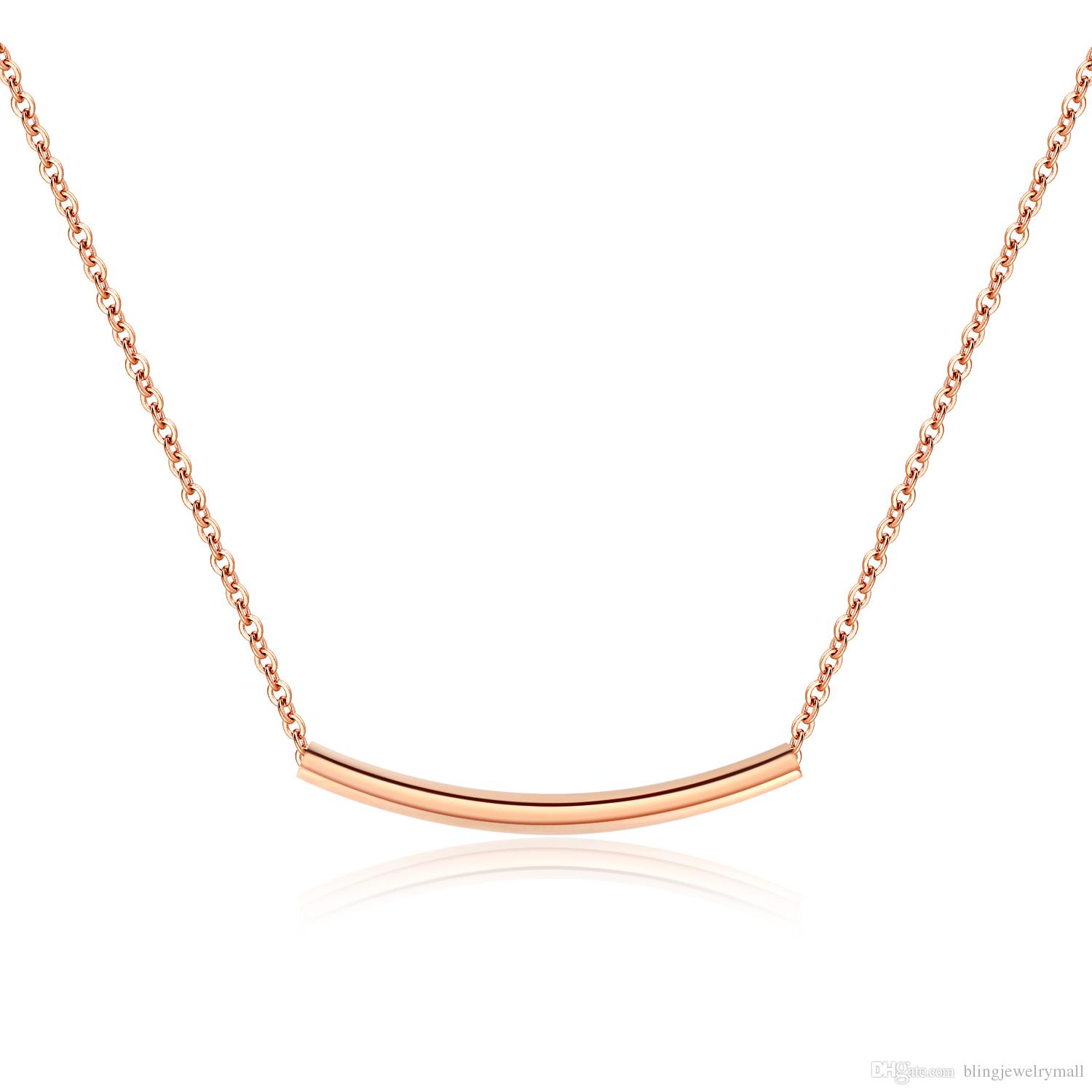 Fashion Bar Charm Choker Necklace For Women Rose Gold Link Chain Stainless Steel Female Statement Necklace Jewelry Gift GX1312, Silver
Fashion Bar Charm Choker Necklace For Women Rose Gold Link Chain Stainless Steel Female Statement Necklace Jewelry Gift GX1312, Silver