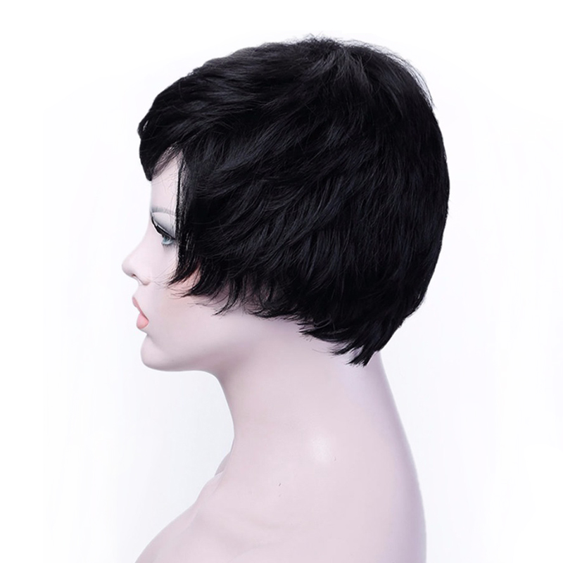 none lace wig pixie none lace Wigs Short Glueless Human hair wigs For Black Women Bob Brazilian hair