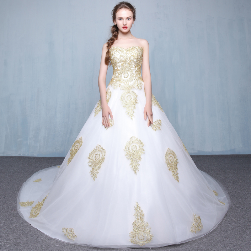 FADISTEE Wedding Dresses Country Lace luxury gold A-line strapless Button Appliques Garden Novia Bridal Gowns Plus Size Wedding Dresses, Ivory
FADISTEE Wedding Dresses Country Lace luxury gold A-line strapless Button Appliques Garden Novia Bridal Gowns Plus Size Wedding Dresses, Ivory