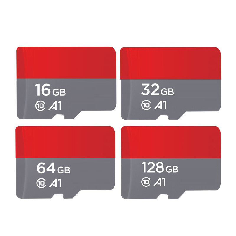 Hot White & Black Version A1 100mbps Android High Speed TF Memory SD Card + Free SD Adapter + Blister Retail Package