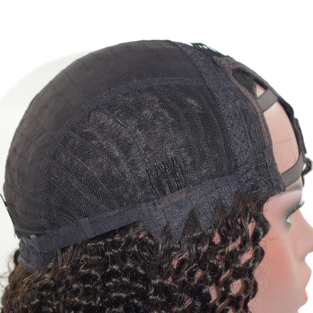Ombre 3T Dark Roots Honey Blonde Body Wave 100% Human Hair 1x4 Middle V Part Wigs Easy Wear Glueless Long U Part Wigs 6Clips