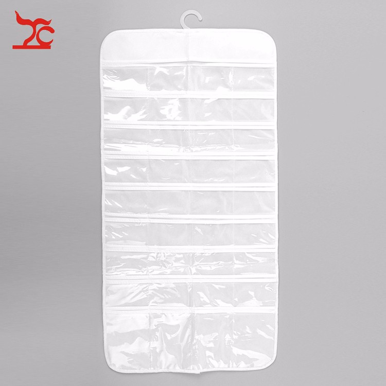Fashion Non-woven Fabric PVC Visible Hanging Jewelry Organizer Lady's Room Bracelet Earring Ring Jewelry Clear Hang Hook Bag, Black;white
Fashion Non-woven Fabric PVC Visible Hanging Jewelry Organizer Lady's Room Bracelet Earring Ring Jewelry Clear Hang Hook Bag, Black;white