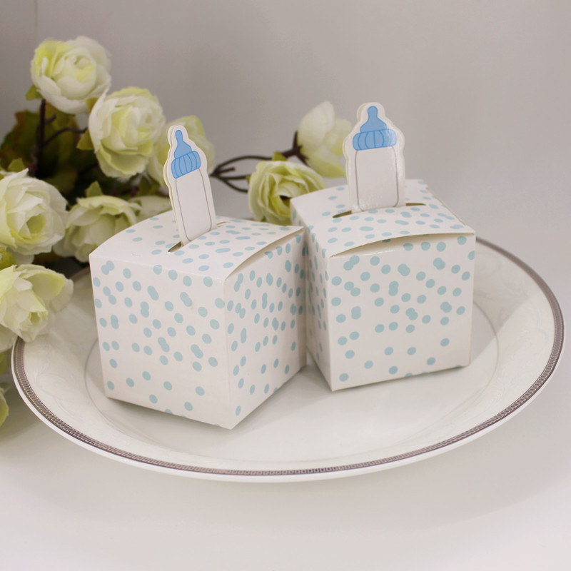 Animal Candy Box Baby Shower Boy Birthday Party Favors and Gifts Kids Baptism Party Decoration Supplies 100pcs